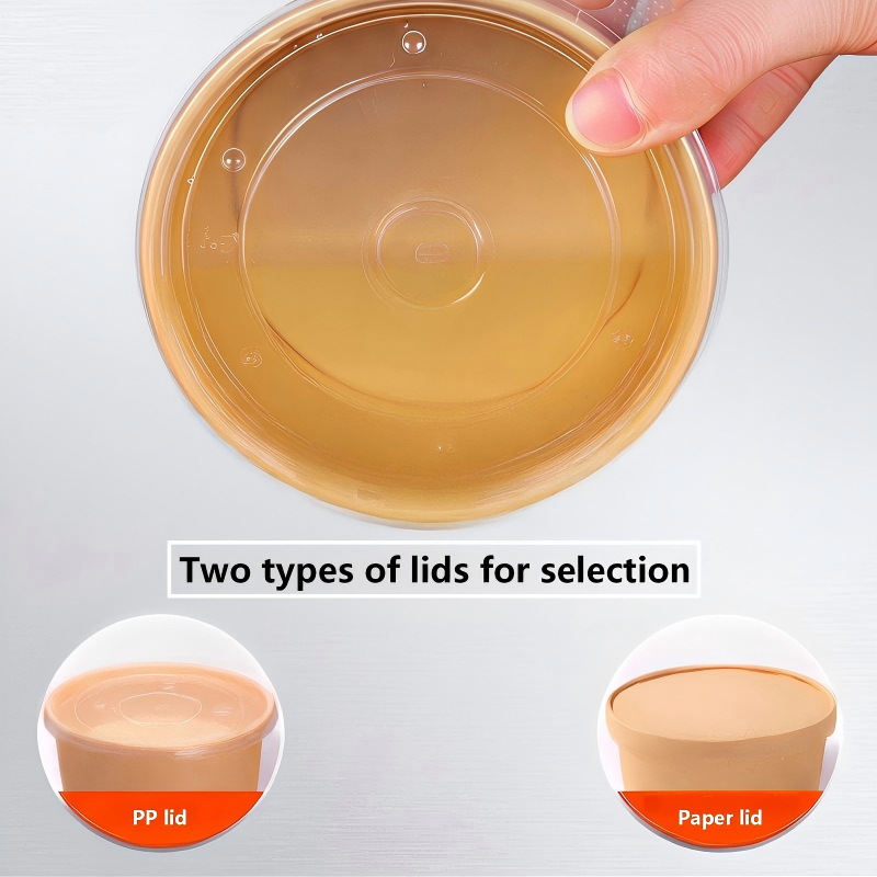 Paper Soup Cup with Lid