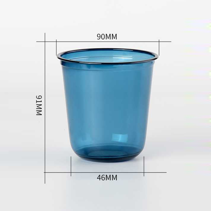 90mm U Shape Colored PET Cup