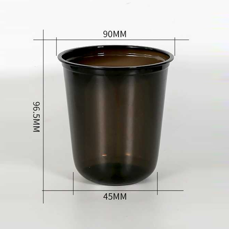 90mm U Shape Colored PET Cup