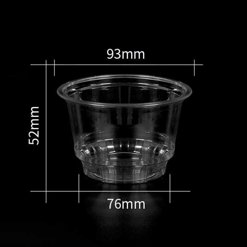 92mm Clear PET Ice Cream Cup